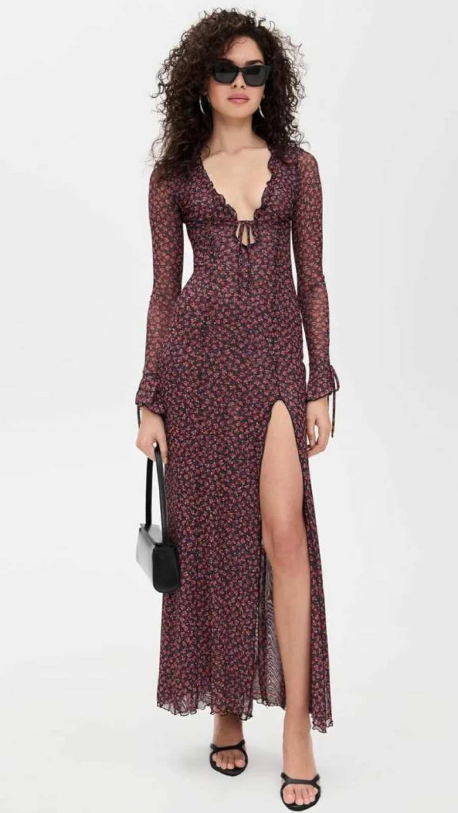 RESA Women's Lennon Maxi Dress - Flowy Long Summer Dress with Bohemian Style