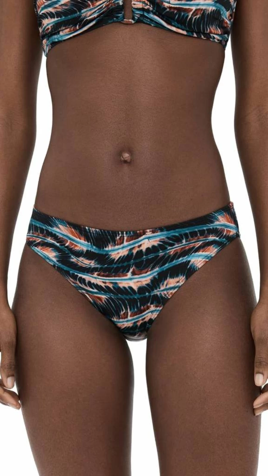 Ulla Johnson Women's Dani Bikini Bottoms | High-Waisted Swimwear | Floral Print Beach Shorts
