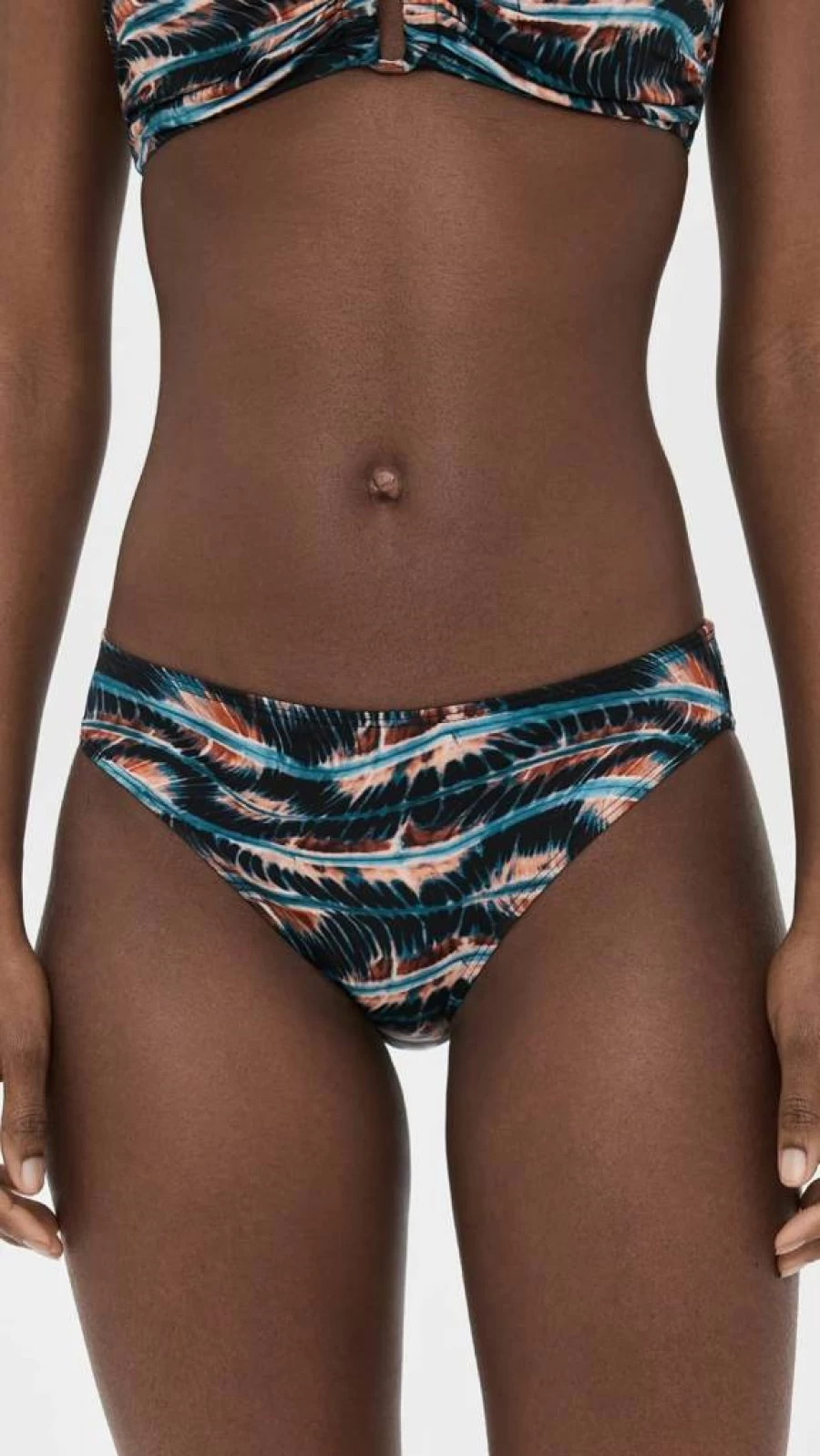 Ulla Johnson Women's Dani Bikini Bottoms | High-Waisted Swimwear | Floral Print Beach Shorts