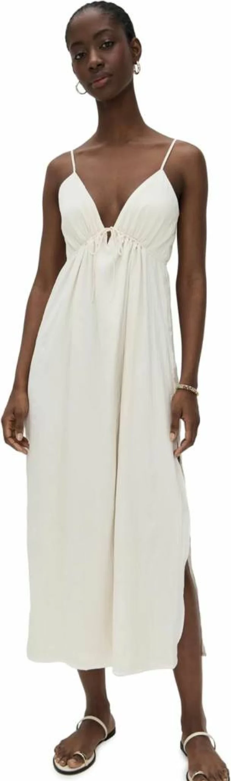 Z SUPPLY Women's Manon Dress - Casual Flowy Boho Mini Dress with V-Neck and Short Sleeves
