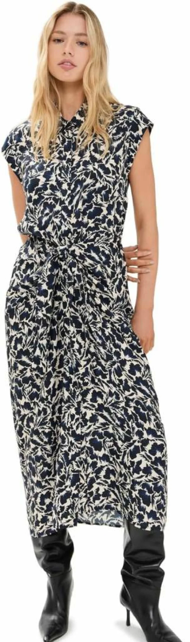 ALC Women's Emilia Dress - Elegant Flowy Midi Dress for Casual and Evening Wear