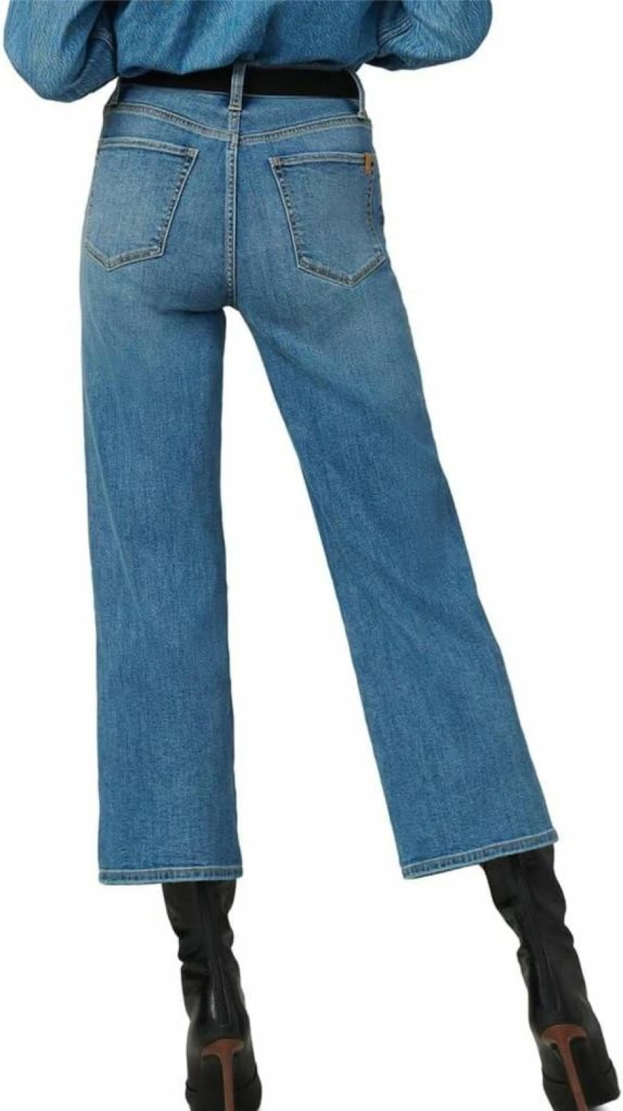 Joe's Jeans Women's Blake High Rise Wide Leg Crop Jeans