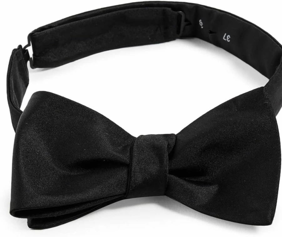 BOSS Men's Luxury Silk Jacquard Bow Tie - Formal Elegant Wedding Accessory