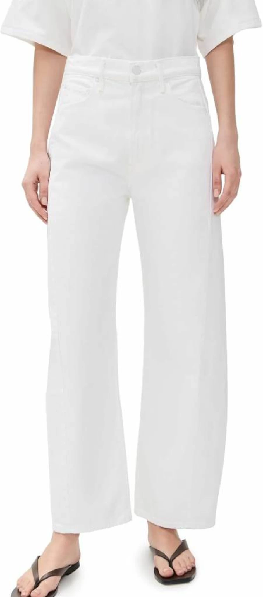 MOTHER Women's High-Rise Ankle Jeans - Slim Fit Full-Length Denim Pants