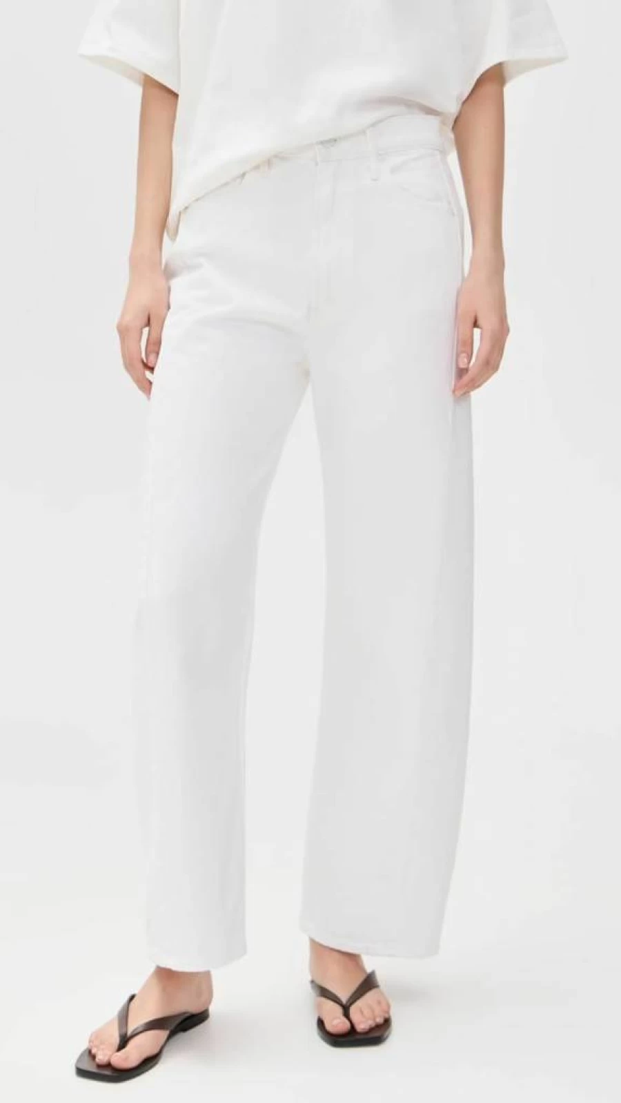 MOTHER Women's High-Rise Ankle Jeans - Slim Fit Full-Length Denim Pants