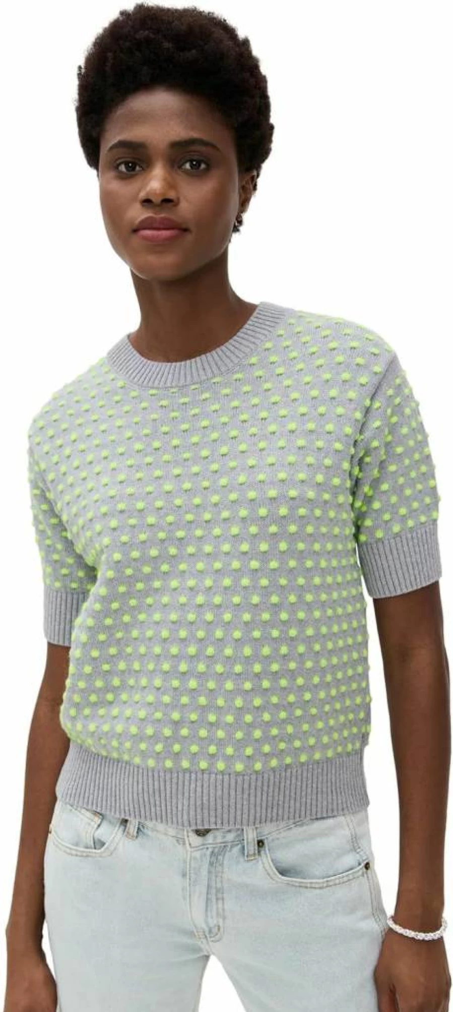 Essentiel Antwerp Women's Hopes Jacquard Pullover Sweater - Stylish Knit Top for Women