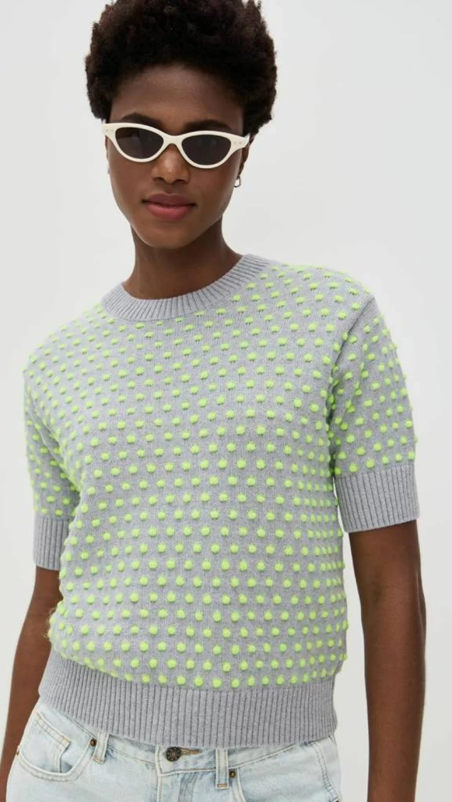 Essentiel Antwerp Women's Hopes Jacquard Pullover Sweater - Stylish Knit Top for Women