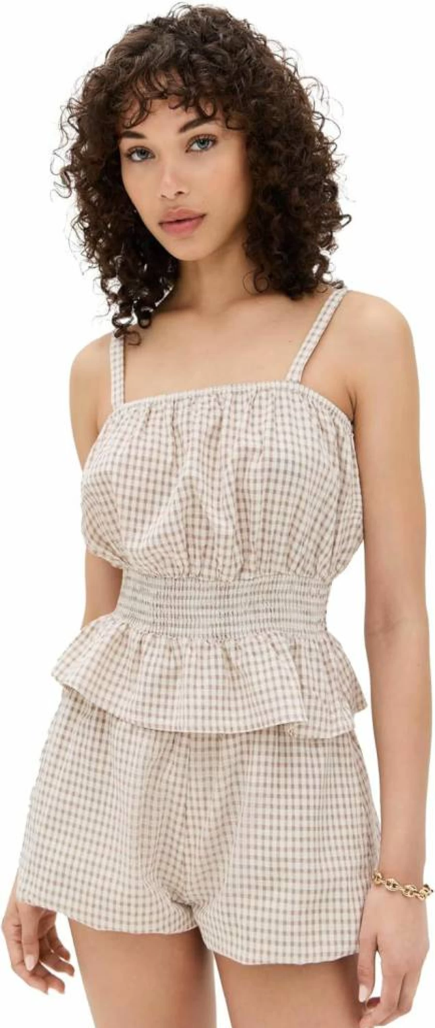 BLANKNYC Women's Beach Club Top | Stylish Summer Crop Top for Women | Trendy Casual Boho Blouse