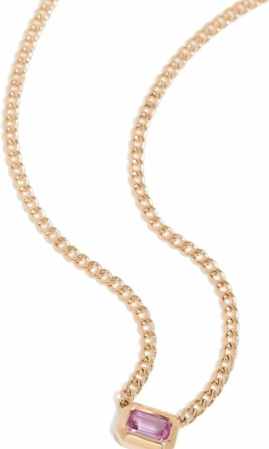 ZOE CHICCO 14K Gold Sapphire Pendant Necklace for Women - Bezel Set Luxury Jewelry