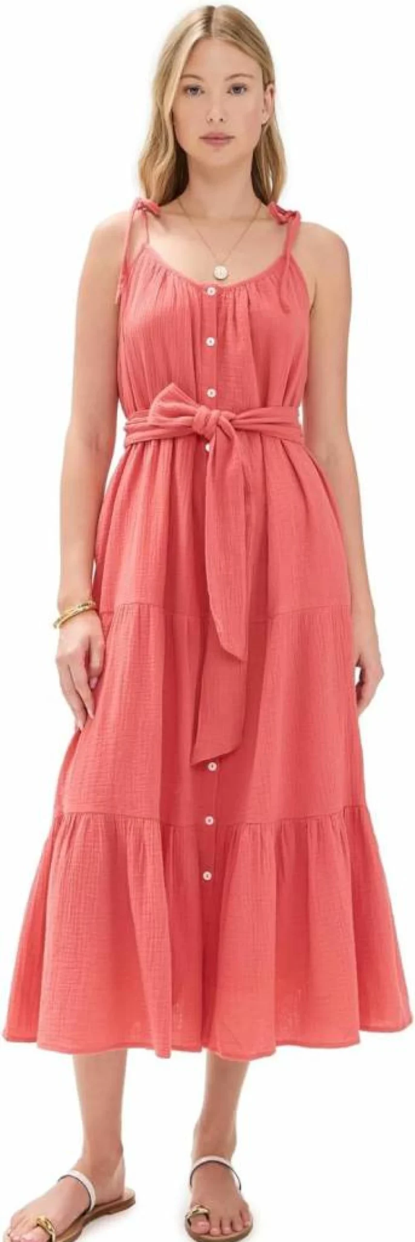 Marea Women's Summer Siesta Dress - Lightweight Boho Maxi Dress for Beach Vacation