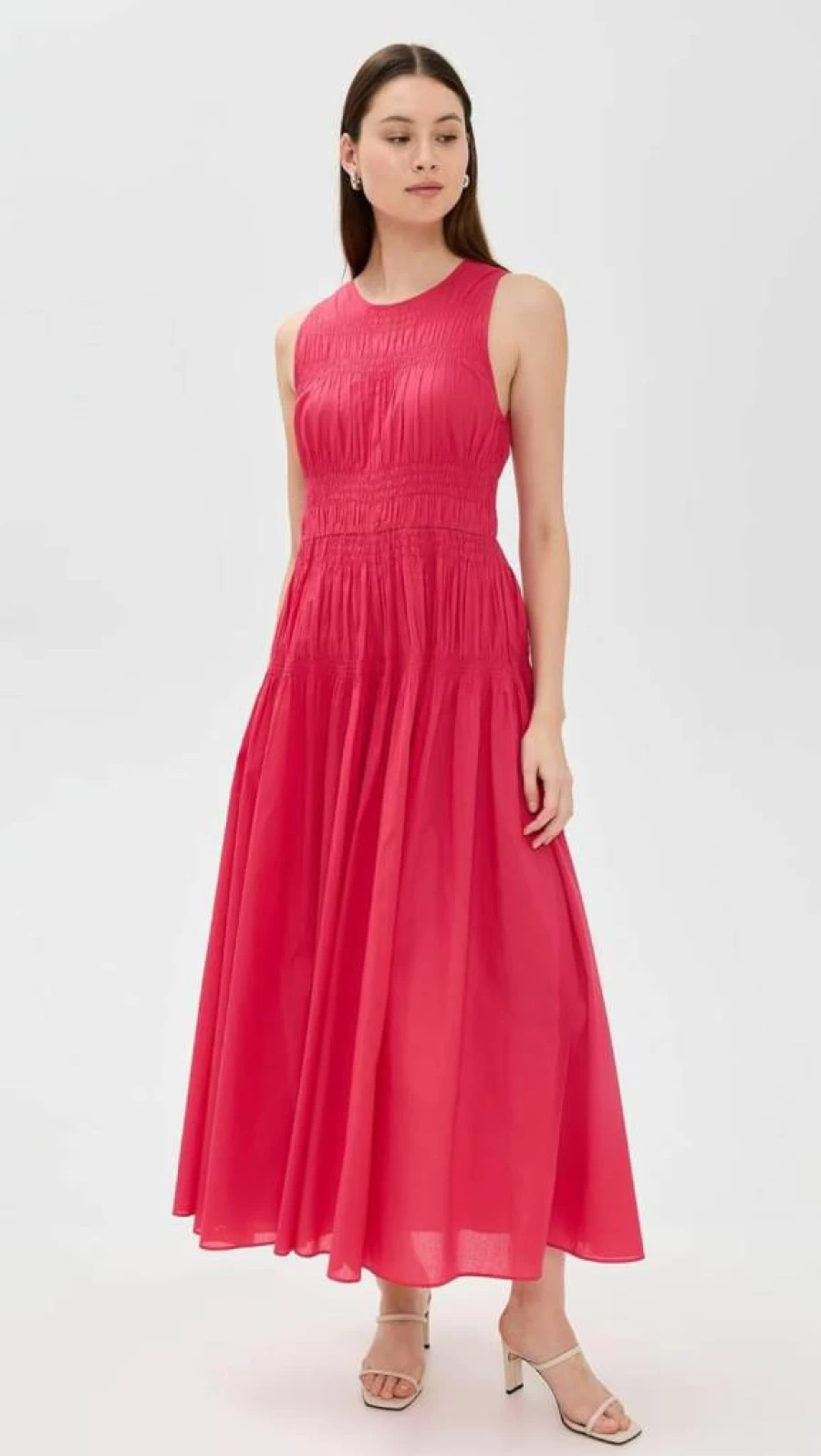Apiece Apart Women's Fabiana Maxi Dress - Elegant Long Flowy Summer Dress