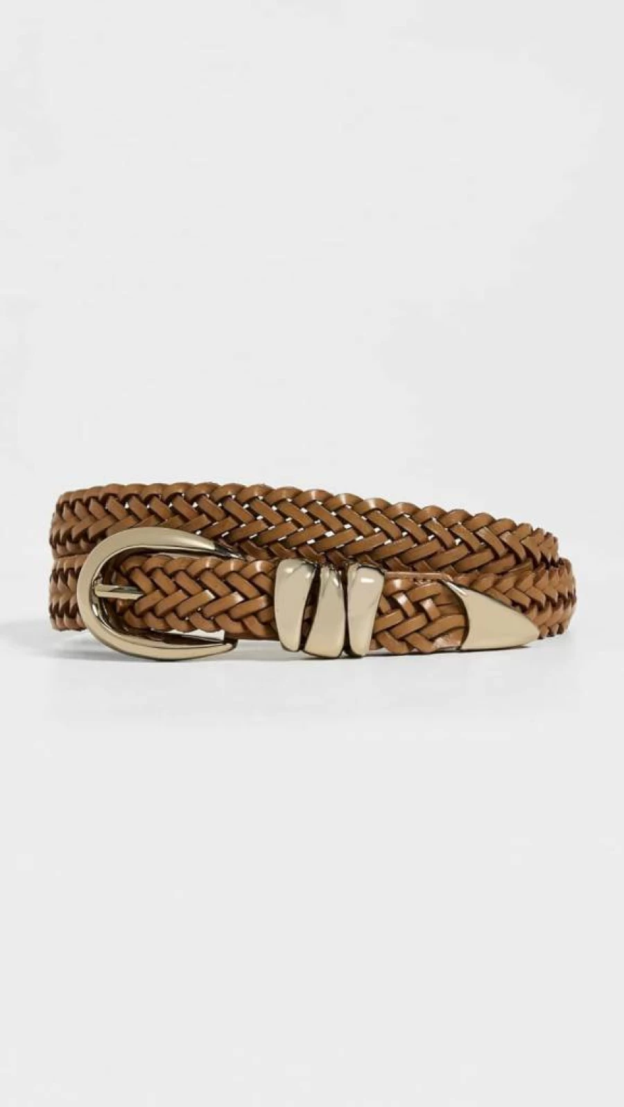 Madewell Women's Triple Metal Keeper Woven Belt - Stylish Adjustable Waist Accessory
