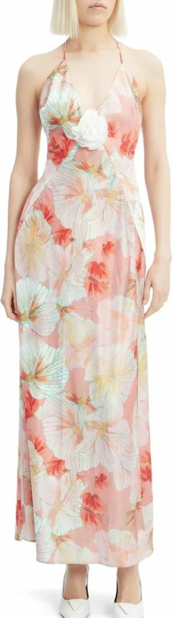 BARDOT Aradia Floral Printed Halter Neck Summer Dress
