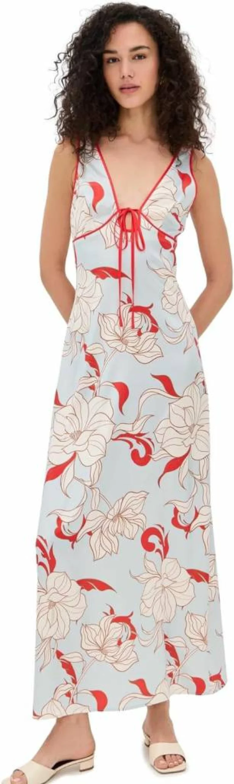 Madison the Label Women's Beth Maxi Dress - Elegant Long Flowy Summer Dress