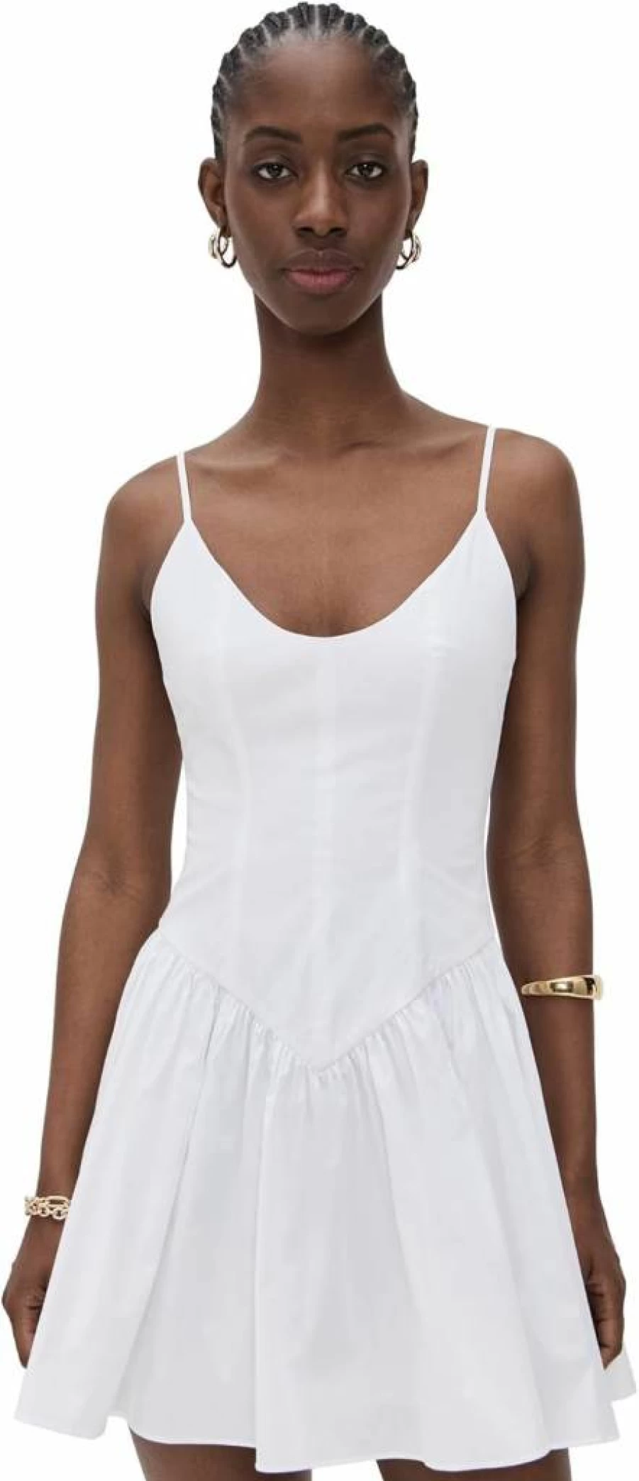 STAUD Mini Dena Dress for Women - Elegant Short Dress by STAUD