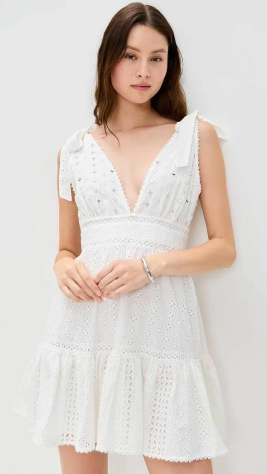 Poupette St Barth Women's Cara Mini Dress - Elegant Short Sleeve Party Dress for Summer