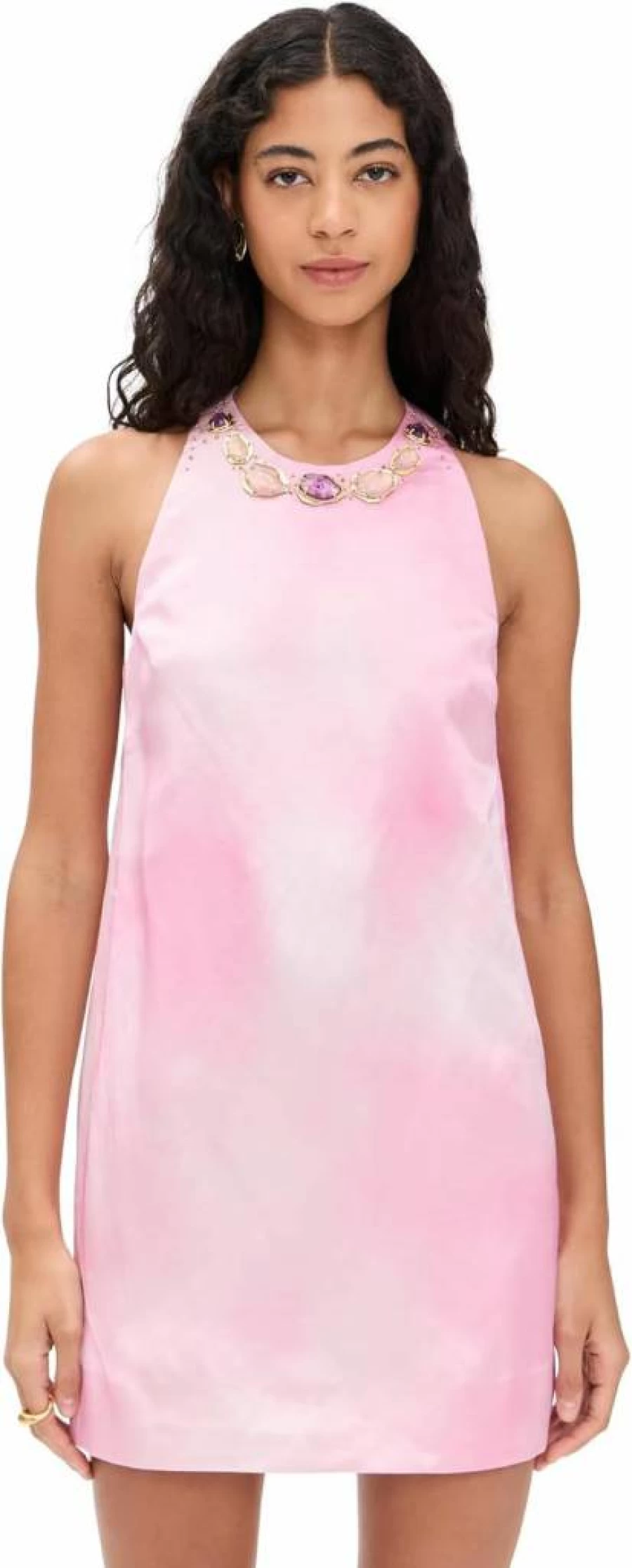 Aje Women's Twilight Mini Dress - Elegant Casual Short Sleeve Party Wear