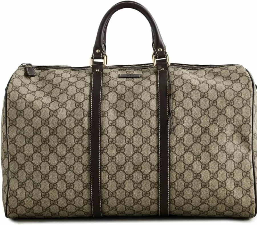 Gucci GG Supreme Canvas Boston Bag for Women - Two-Way Handbag Pre-Loved Luxury Designer Tote