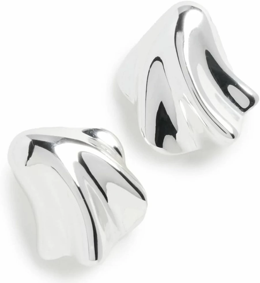 JENNY BIRD Zoe Hoop Earrings for Women - Sterling Silver Minimalist Dangle Earrings