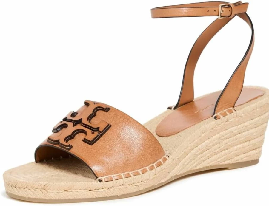 Tory Burch Women's Ines Wedge Espadrille Sandals 50mm Platform Summer Shoes