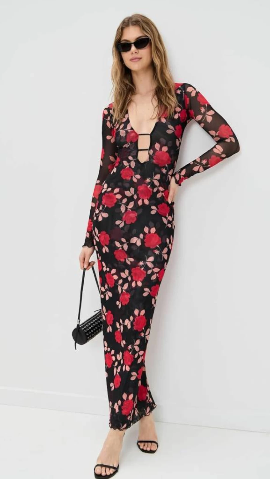RESA Women's Esme Maxi Dress - Elegant Long Summer Dress with Flowy Design