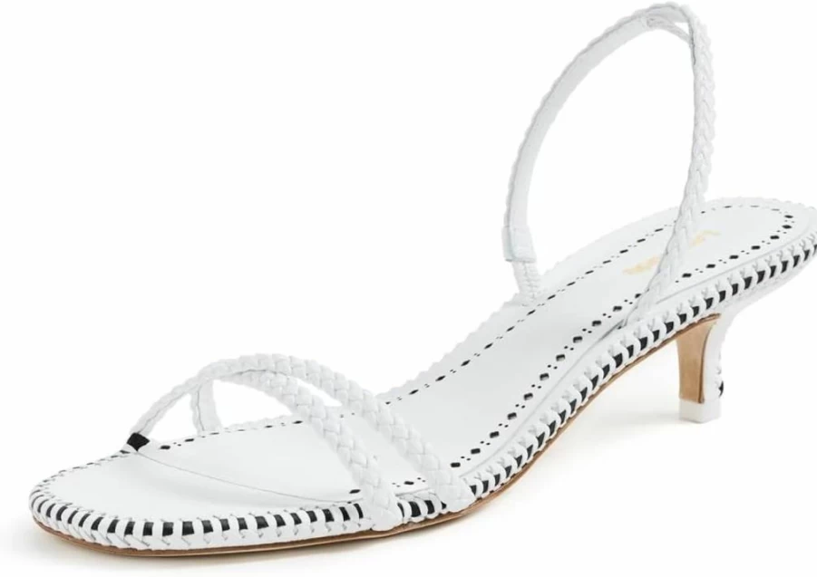 Larroude Women's Mini Annie Sandals | Chic Comfortable Slide Sandals for Women | Summer Fashion Footwear