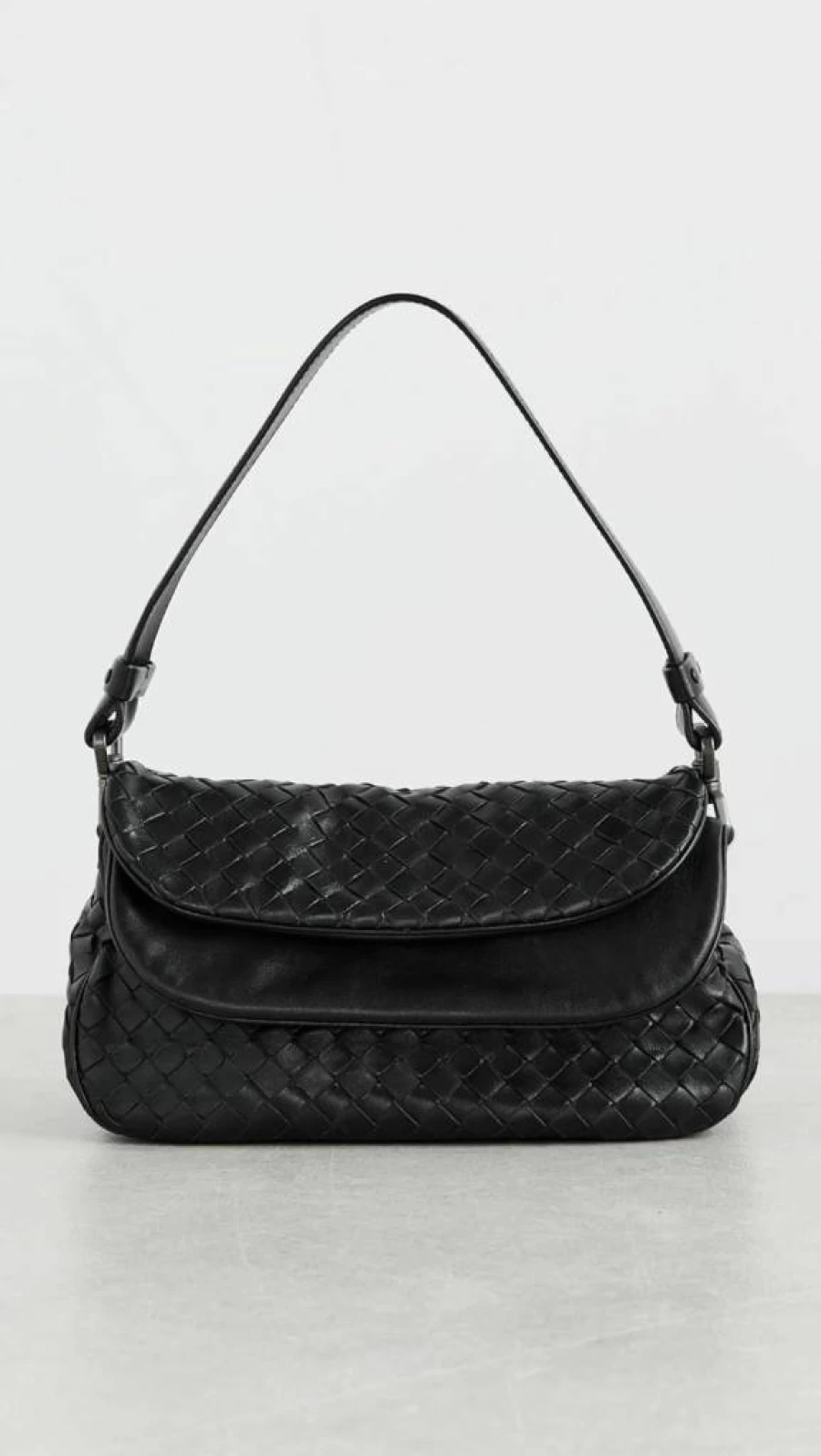 Shopbop Archive Women's Bottega Veneta Intrecciato Leather Pre-Loved Handbag