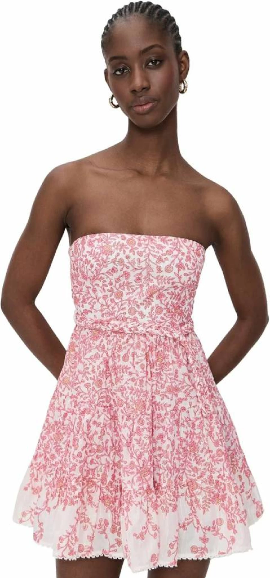Poupette St Barth Women's Christine Bandeau Summer Dress - Elegant Beachwear & Resort Wear