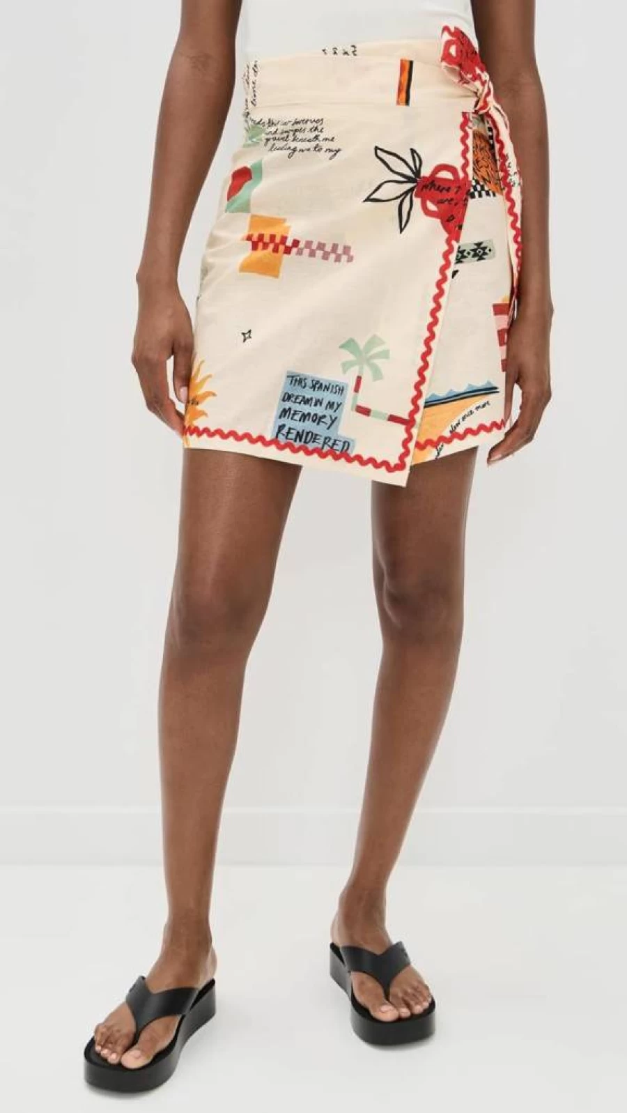 Never Fully Dressed Women's Poema Mini Jaspre Skirt - Floral Print Midi Skirt
