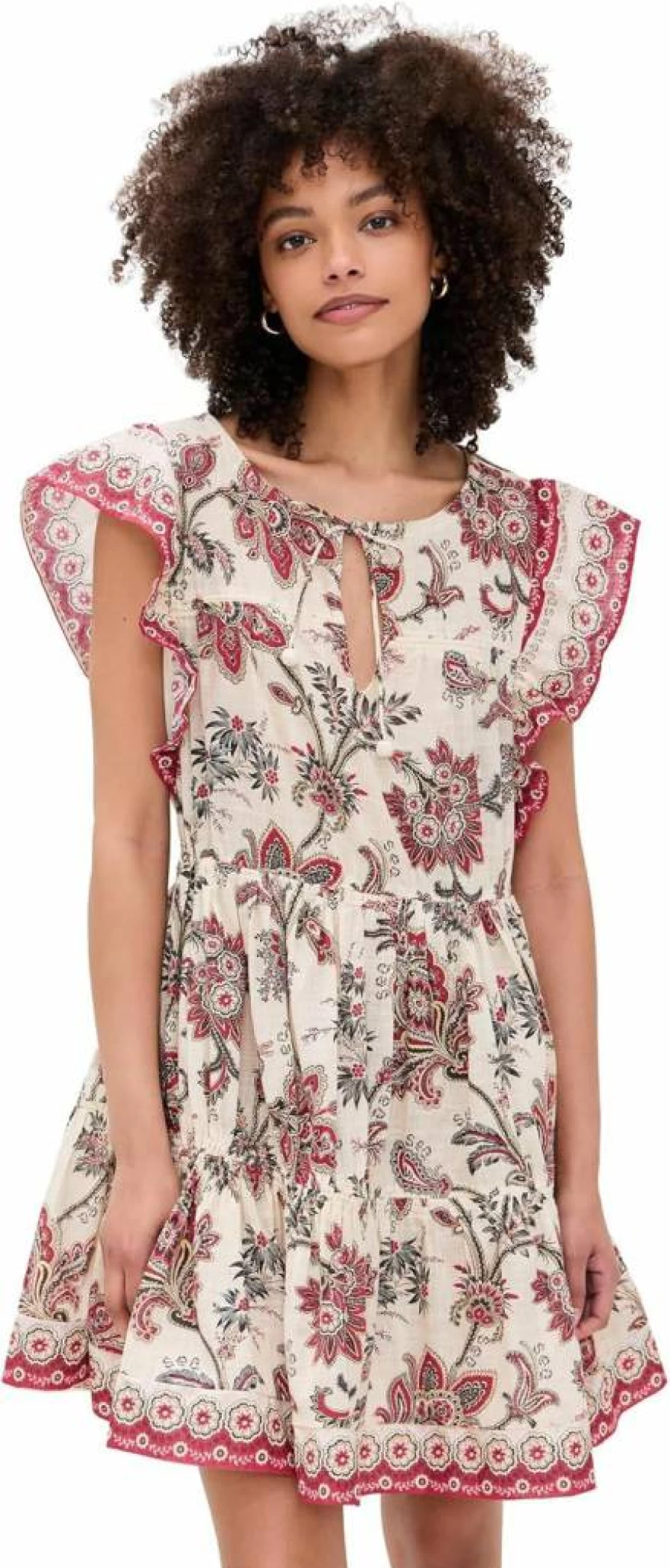 Sea Women's Cassandra Floral Print Tunic Dress - Summer Boho Chic Beach Maxi Dress