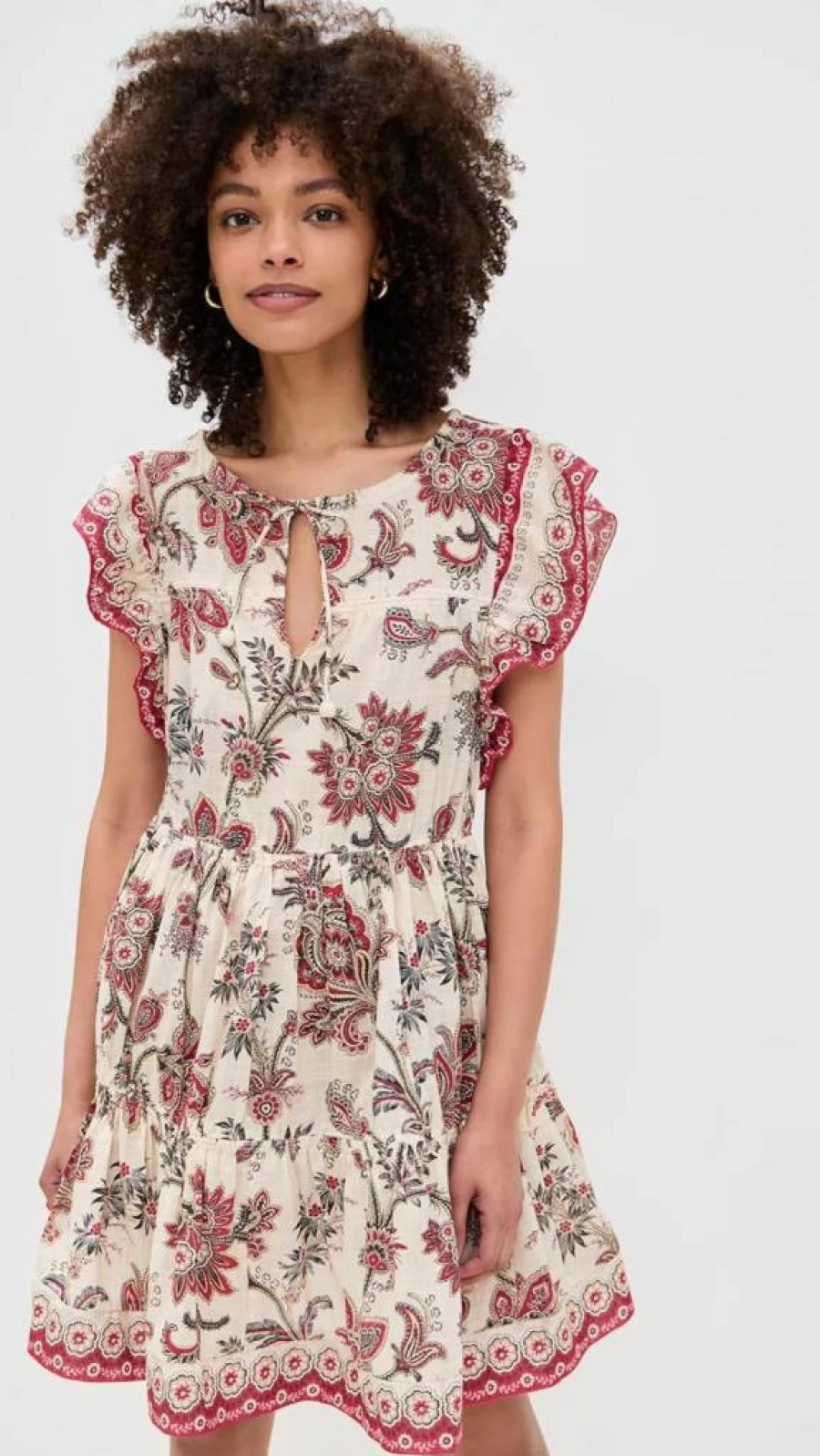 Sea Women's Cassandra Floral Print Tunic Dress - Summer Boho Chic Beach Maxi Dress