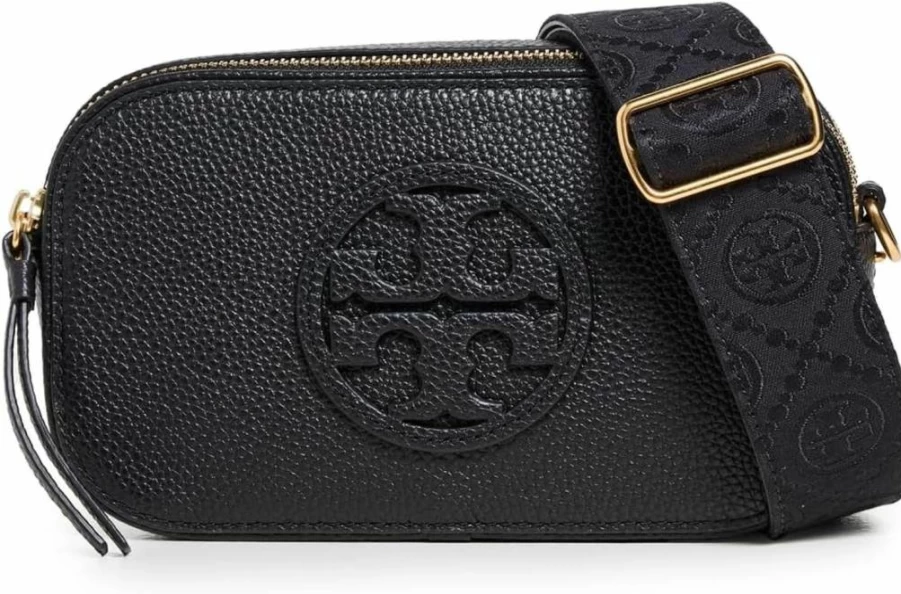 Tory Burch Miller Mini Crossbody Bag for Women - Compact Leather Shoulder Purse in Black