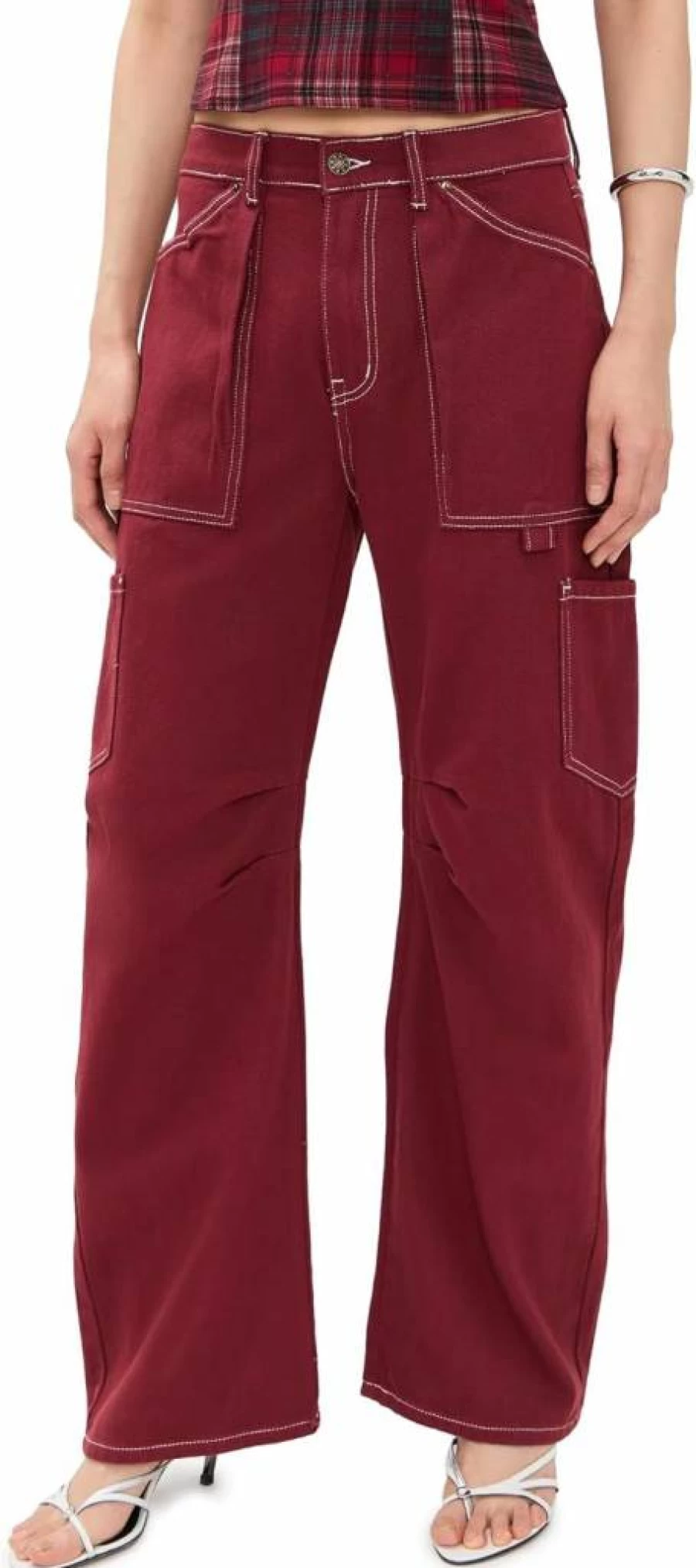 Lioness Women's Miami Vice High-Waisted Distressed Jeans - Vintage Washed Denim Skinny Fit