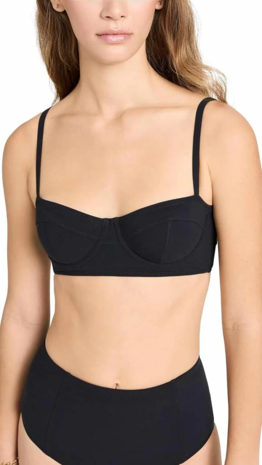 Ulla Johnson Zahara Bikini Top for Women - Floral Printed Swimwear