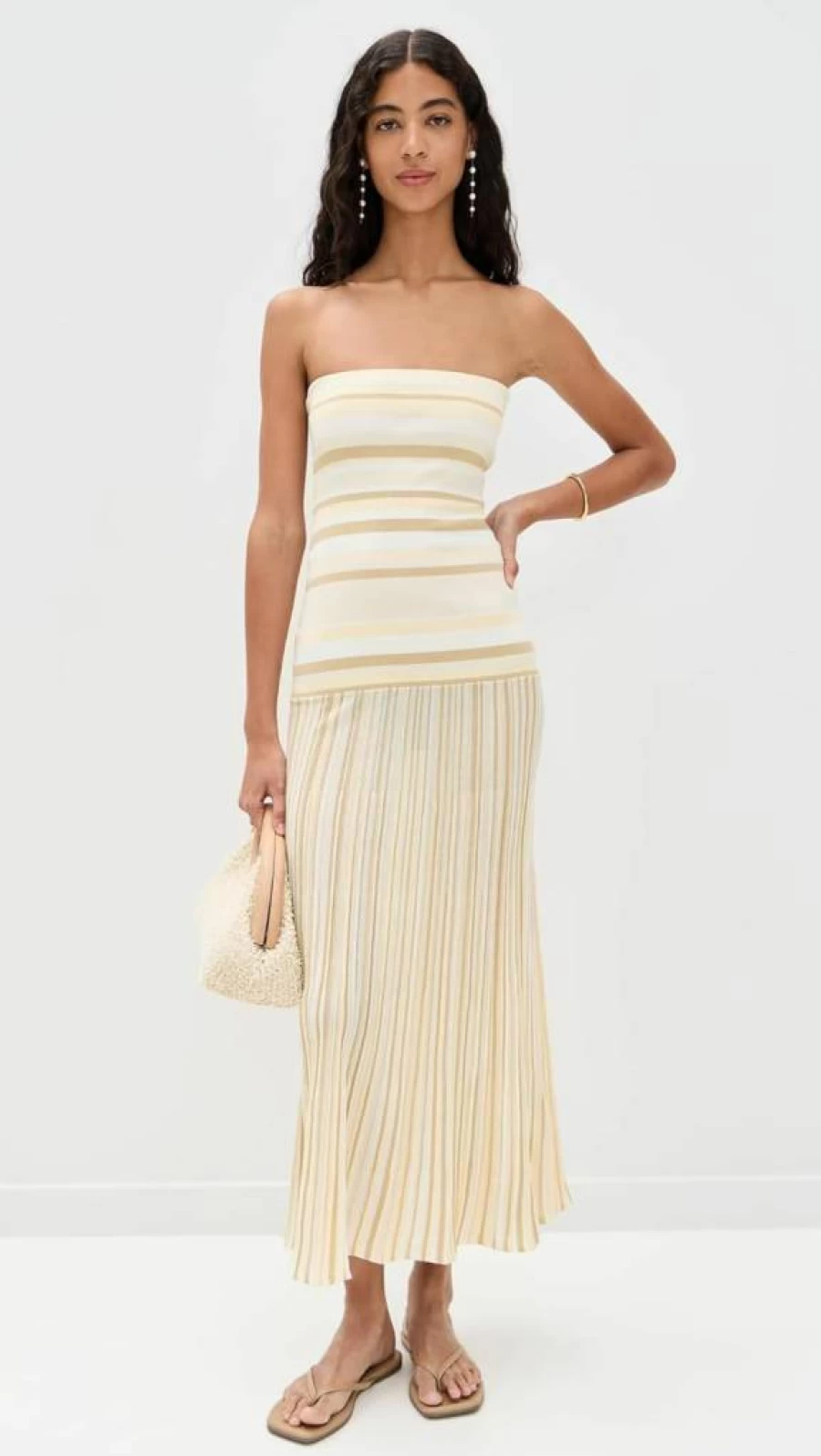 FAITHFULL THE BRAND Women's Citara Strapless Dress - Elegant Summer Mini Dress