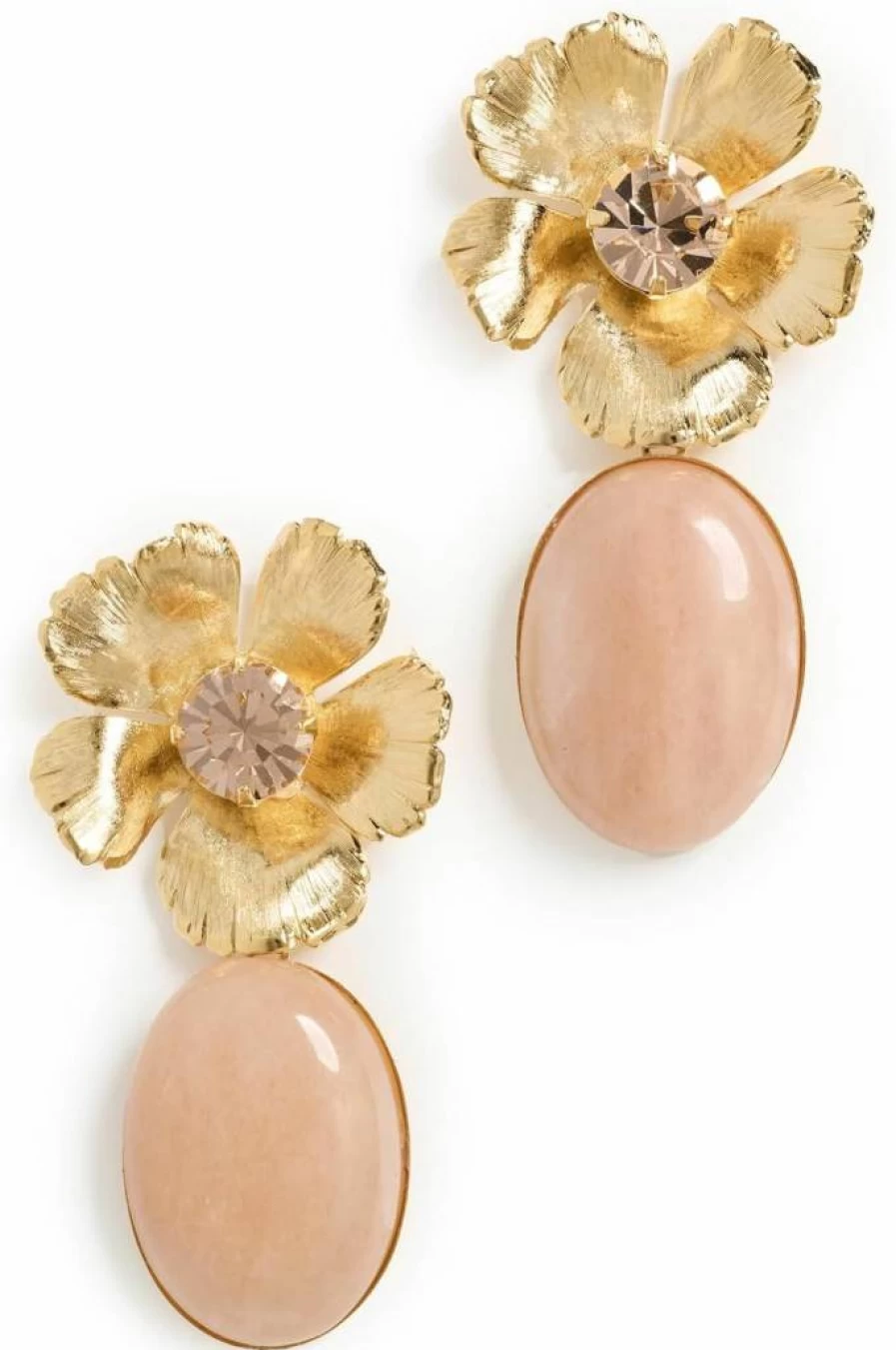 LELET NY Eden Crystal Drop Earrings for Women - Elegant Stone Dangle Earrings