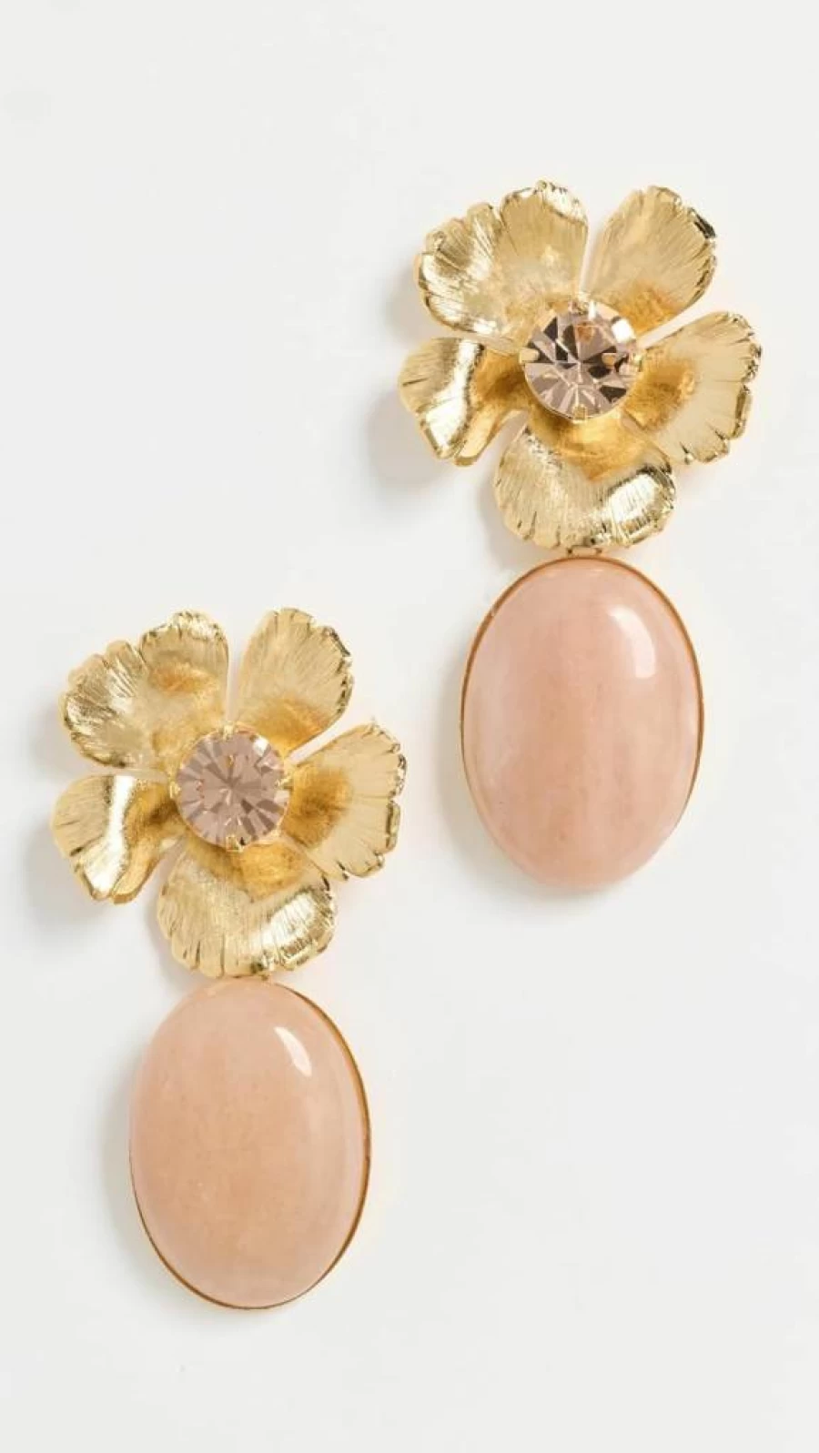 LELET NY Eden Crystal Drop Earrings for Women - Elegant Stone Dangle Earrings