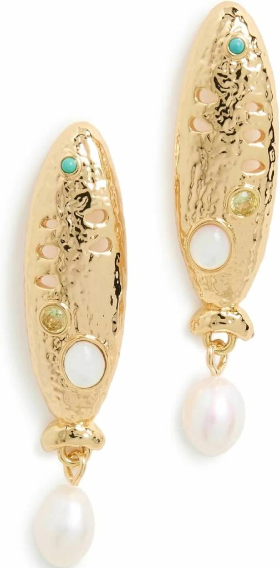 Lizzie Fortunato Women's Sardina Pearl Earrings – Elegant Pearl Jewelry for Women