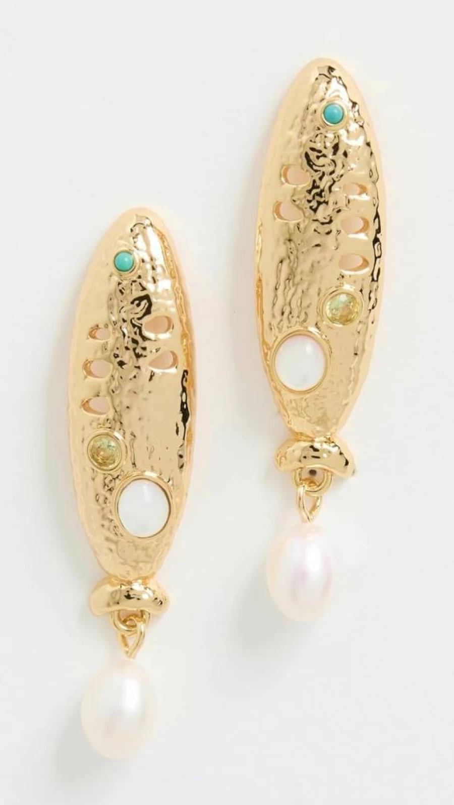 Lizzie Fortunato Women's Sardina Pearl Earrings – Elegant Pearl Jewelry for Women