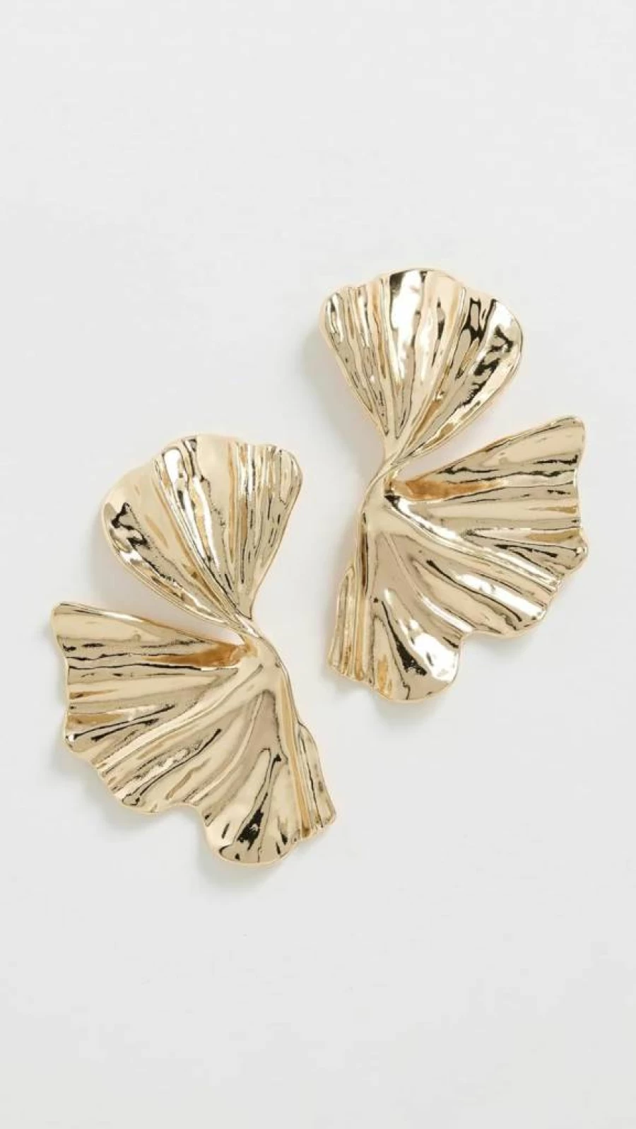 SHASHI Palmera Hoop Earrings for Women - Sterling Silver Dangle Earrings