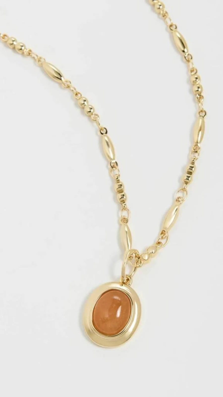 LUV AJ Women's Sunset Stone Pendant Necklace - Bohemian Beaded Choker for Women