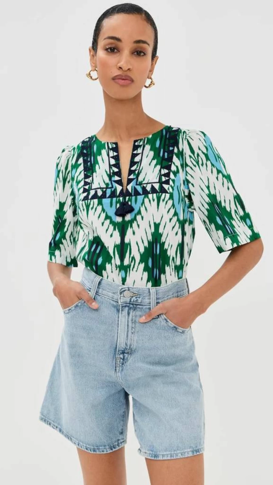 Figue Women's Boho Chic Top - Stylish Bohemian Blouse for Women