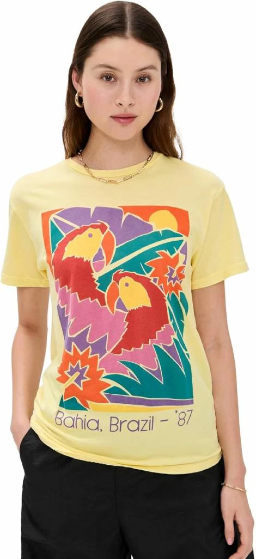 Original Retro Brand Women's Bahia Brazil Vintage Graphic T-Shirt