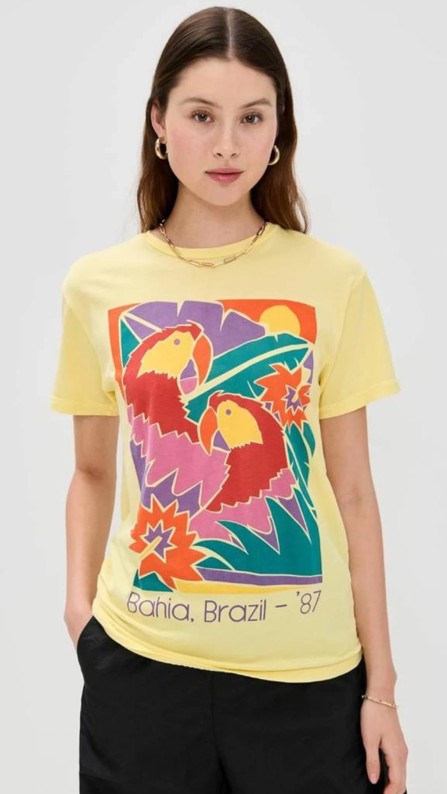 Original Retro Brand Women's Bahia Brazil Vintage Graphic T-Shirt