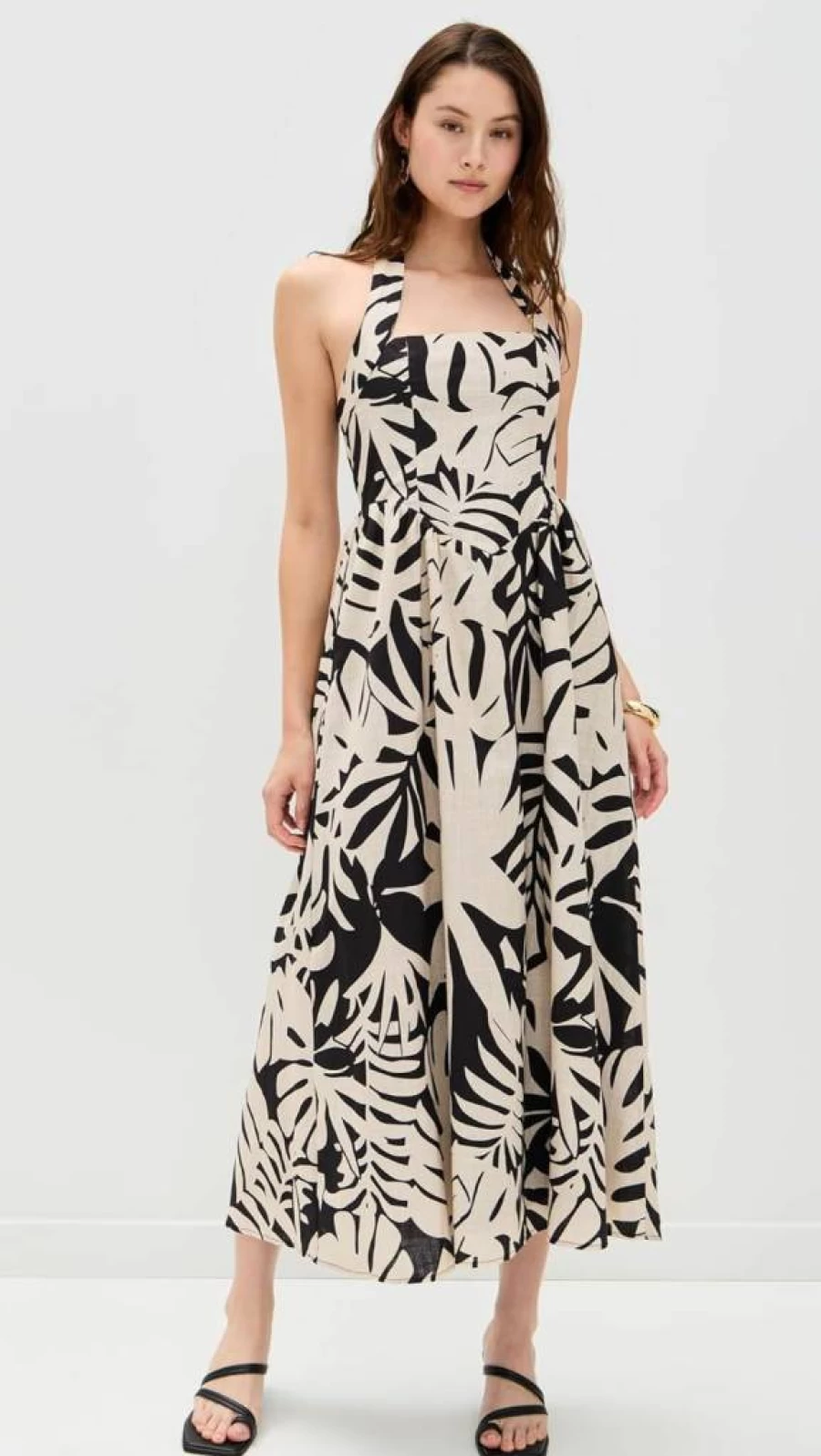 Seven Wonders Women's Locklea Floral Midi Dress - Elegant Summer Casual Fit & Comfort