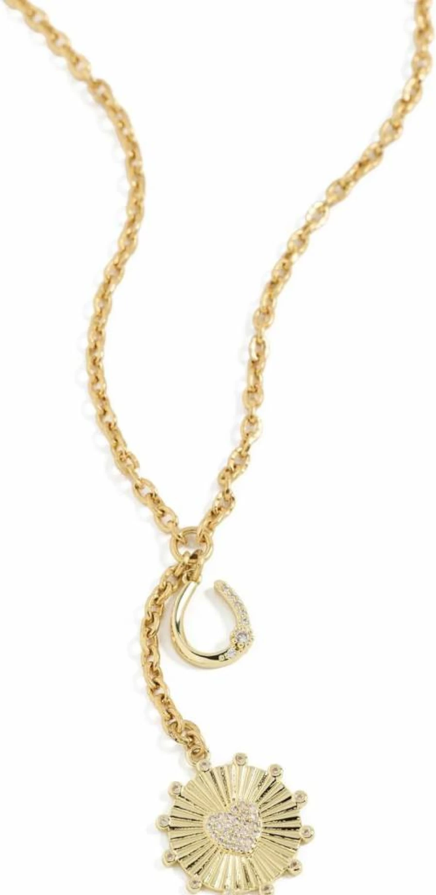 Elizabeth Cole Women's Laida Necklace - Elegant Gold-Tone Statement Necklace for Women