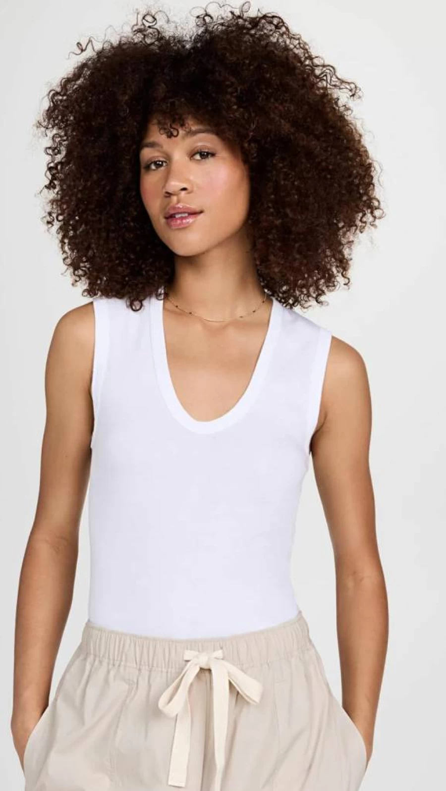 Enza Costa Women's Essential U-Neck Sleeveless Tank Top for Comfort and Style