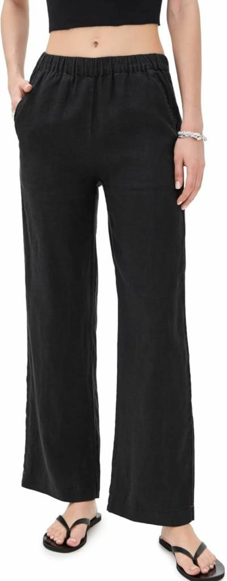 XIRENA Women's Bohemian Romany Pants - Flowy Ethnic Print Wide Leg Trousers for Women
