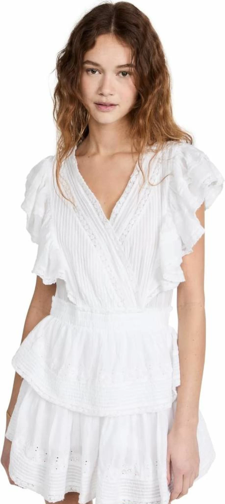 LOVESHACKFANCY Gwen Floral Summer Dress for Women - Boho Chic Maxi Dress