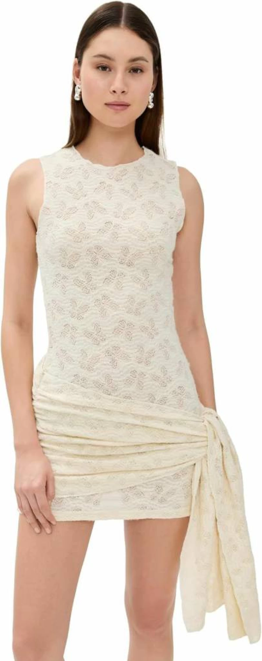 Lioness Women's Soleil Mini Dress - Stylish Summer Casual Short Sleeve Flowy Outfit